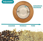 Pepper Grinder Set Classical Hand Shake Wood Manual Pepper Grinder, - Image 3