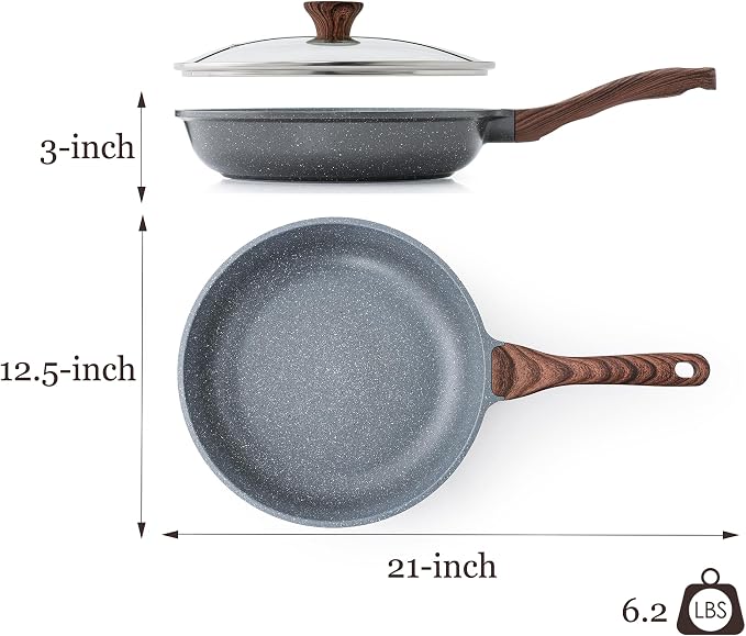 SENSARTE Nonstick Frying Pan Skillet - Image 9