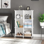 AWTATOS Cube Storage Organizer, Storage Cubes Shelves Bookshelf, 6 Cube Closet - Image 4