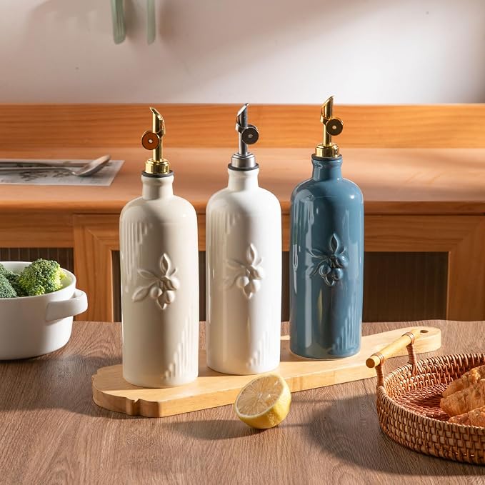 Sweejar Ceramic Olive Oil Dispenser Bottle - Image 5