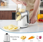 VEKAYA Rotary Cheese Grater Hand Crank - Image 6