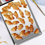Baking Sheet Set of 5, Stainless Steel Cookie Sheet Baking Sheet Pan, - Image 4