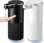 RYTOXILO Automatic Soap Dispenser, 2 Pack Black and White Touchless Liquid Soap by RYTOXILOBrightenUpYourHome