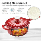 Enameled Cast Iron Sauce Pan, 2 Quart Enameled Saucepan - Image 3