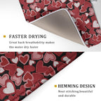 Valentines Day Dish Drying Mat for Kitchen Counter 24x18 Inch Love Drying Mat - Image 5