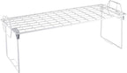 Whitmor Stackable Wire Shelf Organizer, Metal Cabinet Organizer, Space Saving by Whitmor
