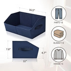 Homsorout Closet Baskets for Shelves Trapezoid - Image 2