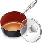 MICHELANGELO Nonstick 2 Quart Sauce Pan by Michelangelo
