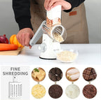 Cambom Rotary Cheese Grater Hand Crank Cheese Shredder - Image 4