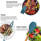 Umite Chef Kitchen Cooking Utensils Set, Silicone Kitchen Gadgets Utensil Set - Image 2