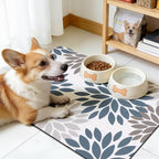 Findosom Floral Dish Drying Mat, Cuttable Drying Mat - Image 4