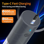 2Pack Electric Salt and Pepper Grinder Set USB Rechargeable - Image 4