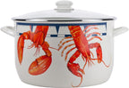 Golden Rabbit Enamelware Soup or Stock Pot, 18 quart - Image 3