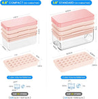 PHINOX Ice Cube Tray with Lid and Bin, 3 Pack Plastic Ice Cube Tray Molds - Image 5