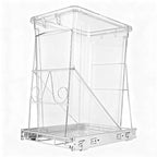 Pull Out Trash Can Under Cabinet: 7–11 Gallons Under Sink Trash Can - Image 8