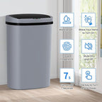 13 Gallon Trash Can | 50L Sensor Automatic Kitchen Trash Can - Image 2