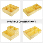 Posprica Woven Storage Baskets for Organizing, Small Black Baskets Cube Bin - Image 2