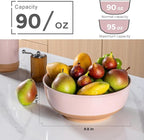 AmorArc 9.8’’ Ceramic Serving Bowls, 90 OZ Extra Large Salad Bowls Set of 2 - Image 2