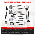 Chef Craft Select Sturdy Skimmer, 13.25 inch, Stainless Steel - Image 4