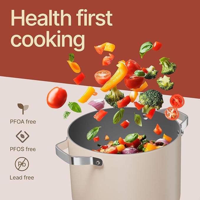 Bakken 8.5 Quart Ceramic Coated Stock Pot - Image 6