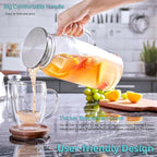 Bivvclaz 2 Liter 68 oz Glass Pitcher - Image 3