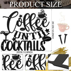 Ferraycle Coffee Bar Decor, 12 x 10.2 Inch Sign - Image 3