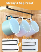 Tumbler Lid Organizer, Bar Hook Fits Various Lids, Horizontal Tumbler Lid - Image 3