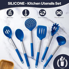 Silicone Kitchen Utensils Set - Image 4