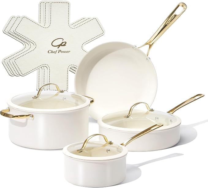 Chef Power Ceramic Cookware Sets, Cookware Set by ChefPower