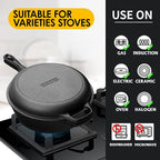 EDGING CASTING 2-in-1 Pre-Seasoned Cast Iron Dutch Oven Pot - Image 6