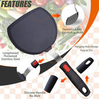 Silicone Spatula Turner Set, 600°F Heat Resistant Spatula - Image 4