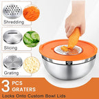 BEWOS Mixing Bowls with Lids Set - Image 3