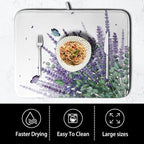 Purple Lavender Dish Drying Mat - Image 4