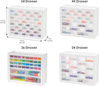 IRIS USA Plastic Storage Drawers, Made in USA, 24-Drawer Small Parts Organizer - Image 4