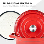 Miereirl 6.5 Quart Enameled Dutch Oven Pot - Image 5