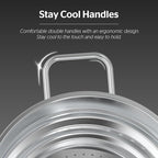 SUNHOUSE 5 Quart Stainless Steel Steamer Insert – Multi-Purpose Soup & Food - Image 5