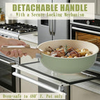 Umite Chef Non Stick Pots and Pans Set, Nonstick Healthy Induction Cookware - Image 6