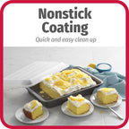 GoodCook Set of 2 Nonstick Steel 13" x 9" Cake Baking Pans - Image 3
