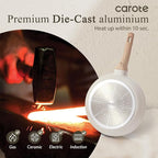 CAROTE Non Stick Frying Pan Skillet, Omelet Pan, Healthy Non Toxic Granite Chef - Image 6