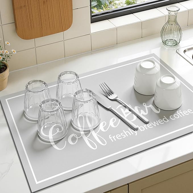 Findosom Dish Drying Mat, Cuttable Drying Mat - Image 5