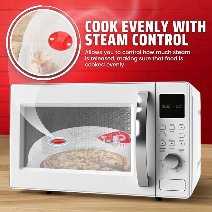 Flexzion 10 Inch Small Microwave Splatter Cover - Image 5