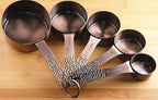 Copper Measuring Cups and Spoons Set, Metric & US Stainless Steel 5 Measuring - Image 7