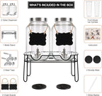 Drink Dispenser, 1 Gallon Beverage Dispenser - Image 3