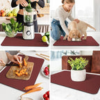 WISELIFE Dish Drying Mat Super Absorbent Drying Mat Large Dish Drying Mats - Image 7