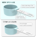 TILUCK Measuring Cups & Spoons Set, Stackable Cups and Spoons, Nesting Measure - Image 2