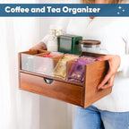 Coffee Bar Station Organizer for Countertop, Coffee and Tea Drawer Organizer - Image 6