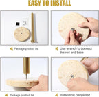 Koville Paper Towel Holder Countertop, Standing Paper Roll Holder - Image 8