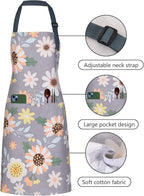 2 Pack Floral Apron for Women - Image 3