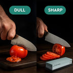 Sharp Pebble Premium Whetstone Knife Sharpening Stone 2 Side Grit 400/1000 - Image 6