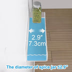 10 inch Spice Rack Wall Mounted, 4 Pack Spice Organizer Shelf - Image 4